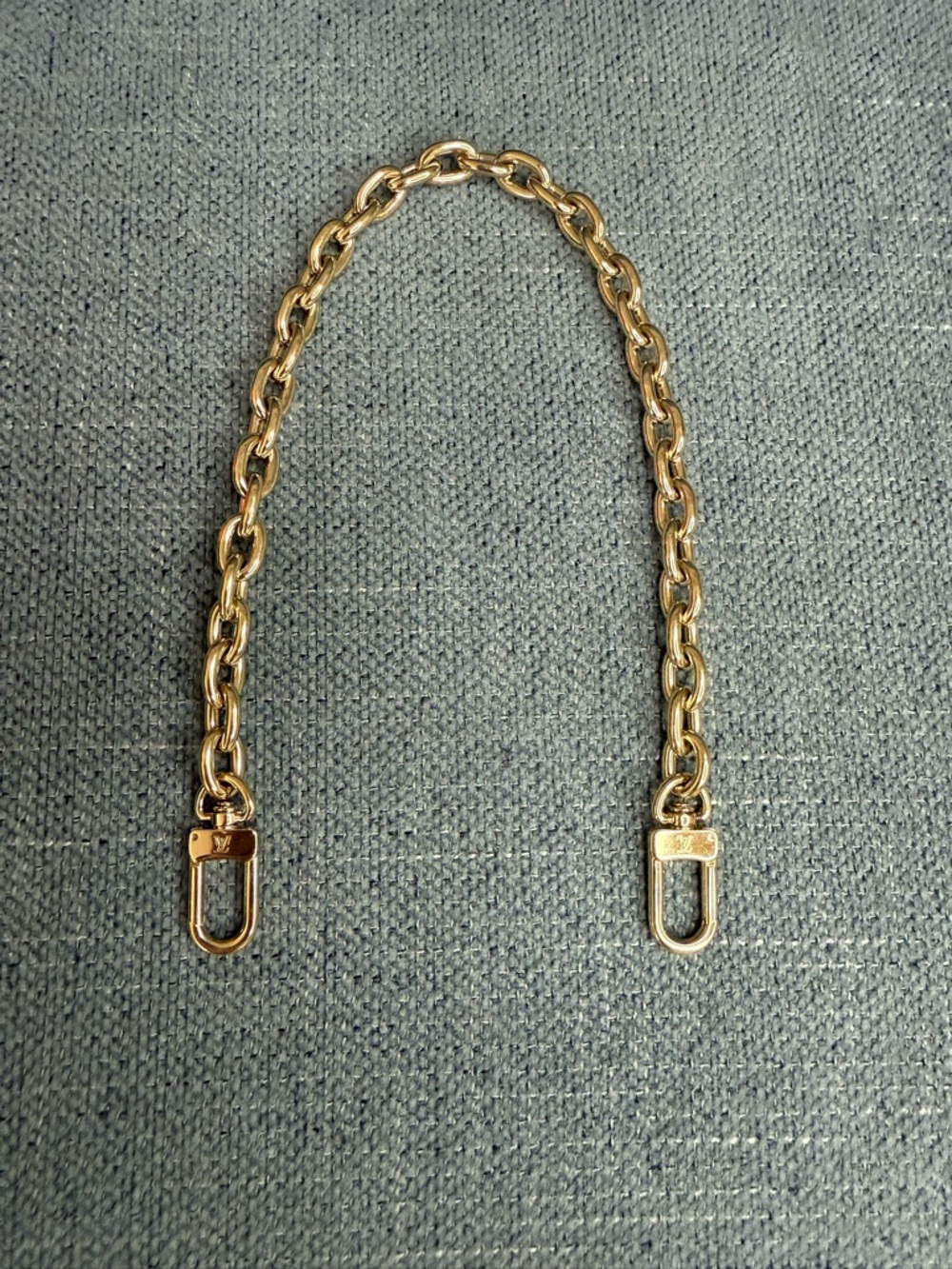 Louis Vuitton gold chain strap